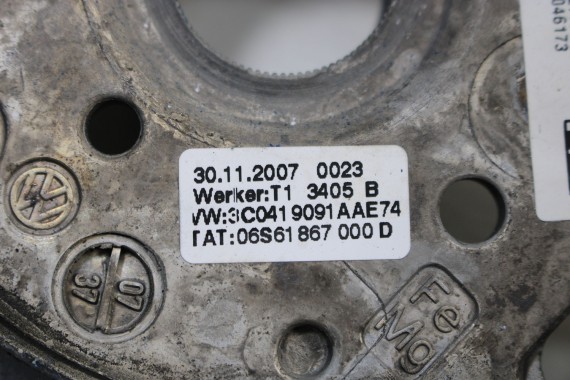 VW GOLF 5 PLUS CADDY EOS KIEROWNICA 3C0419091AA E74 czarny 3C0419091S 3C0419091AA 3C0419091AM 3C0419091AA 3C0419091M 3C0419091N
