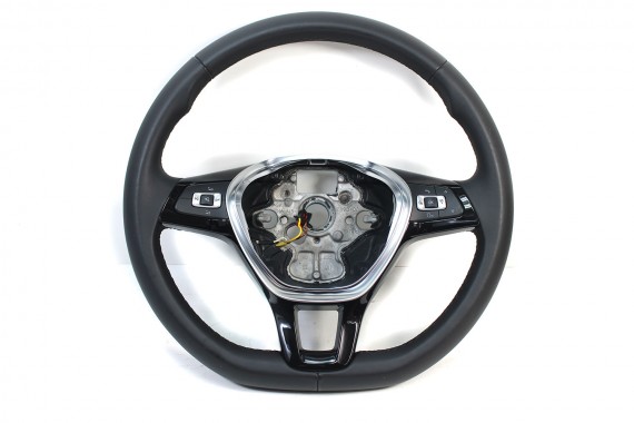 VW GOLF 7 SPORTSVAN B8 KIEROWNICA 5G0419091S Kolor: E74 - czarny 5G0 419 091 S podgrzewana multifunkcyjna 5G0419091HK 5G0419091S