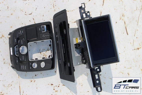AUDI A6 A7 ZESTAW MMI 3G+ MONITOR CZYTNIK PANEL 4G1919610C 4G0035670D A 4G0919607 wyświetlacz lcd gałka touchpad sd navi sim 4G