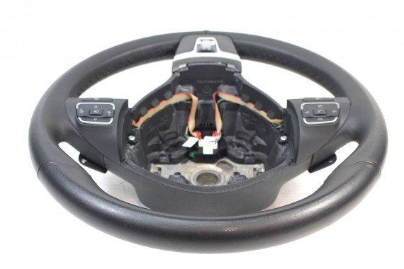 VW JETTA GOLF 6 KIEROWNICA 5C0419091L BIEGI MULTI 5C0 419 091 L 5C 5K USZ - czarny / aluminium 5C0419091L 5C0419091L 5C0419091L