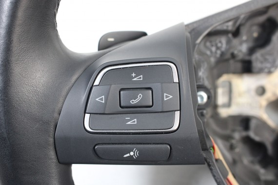 VW JETTA GOLF 6 KIEROWNICA 5C0419091L BIEGI MULTI 5C0 419 091 L 5C 5K USZ - czarny / aluminium 5C0419091L 5C0419091L 5C0419091L