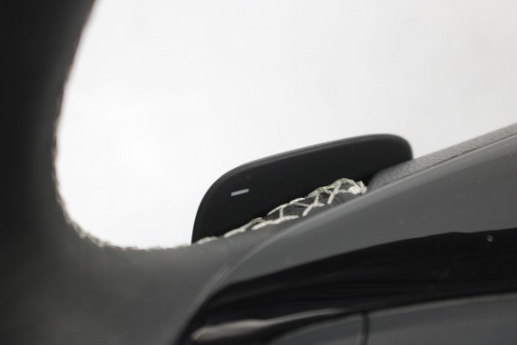 VW GOLF 7 B8 KIEROWNICA BIEGI SKÓRA 5G0419091DL 5G0419091GD 5G0 419 091 DL RIE - czarny / srebrnoszary biała nić 5G0419091DL