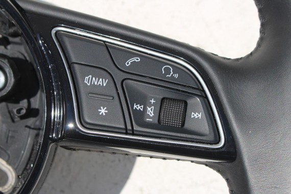 AUDI A3 FL Q2 KIEROWNICA 81A419091B 8V0419091CG 81A 419 091 INU czarny 81A419091B 8V0419091CG 81A419091B 81A419091B 8V0419091CG