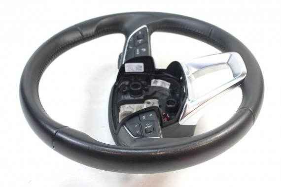 AUDI A4 Q5 Q7 KIEROWNICA + BIEGI 4M0419091C 4M0419091N 4M0 419 091 C podgrzewana MJM - czarny 4M0419091C 4M0419091N 4M0419091N