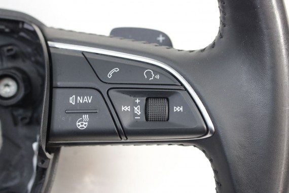 AUDI A4 Q5 Q7 KIEROWNICA + BIEGI 4M0419091C 4M0419091N 4M0 419 091 C podgrzewana MJM - czarny 4M0419091C 4M0419091N 4M0419091N