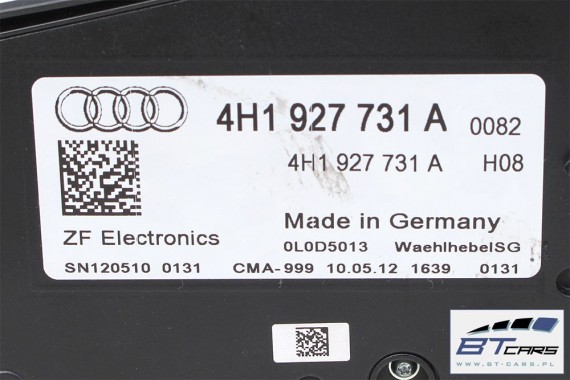 AUDI A8 WYBIERAK LEWAREK SKRZYNI BIEGÓW 4H1713105A 4H1927731A 4H 4H1927731 4H1927731A 4H1927731A 4H1927731A 4H1713105A 4H1713105