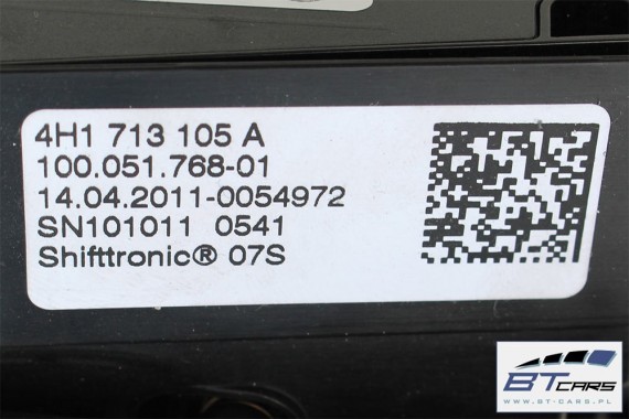 AUDI A8 WYBIERAK LEWAREK SKRZYNI BIEGÓW 4H1713105A 4H1927731A 4H 4H1927731 4H1927731A 4H1927731A 4H1927731A 4H1713105A 4H1713105