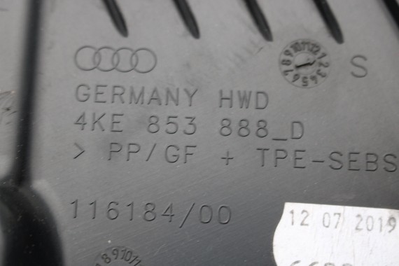 AUDI E-TRON SPOJLER KOŁA CHLAPACZ 4KE853887D 4KE853888D nadkola wykończenie nadkole 4KE spojler koła ETRON  4KE853887 4KE853888