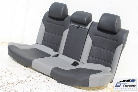 VW JETTA FOTELE KOMPLET FOTELI siedzeń siedzenia fotel tapicerka 5C0 5C 2010- skóra w kolorze czarnym i szarym USA
