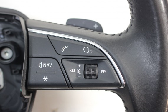 AUDI A4 Q5 Q7 KIEROWNICA + BIEGI 4M0419091B 4M0419091M 4M0 419 091 B MJM czarny 4M0419091B 4M0419091M 4M0419091B 4M0419091M