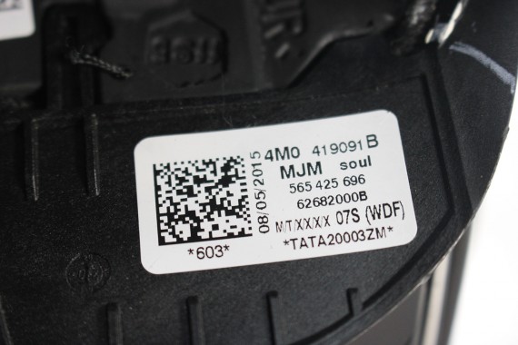 AUDI A4 Q5 Q7 KIEROWNICA + BIEGI 4M0419091B 4M0419091M 4M0 419 091 B MJM czarny 4M0419091B 4M0419091M 4M0419091B 4M0419091M