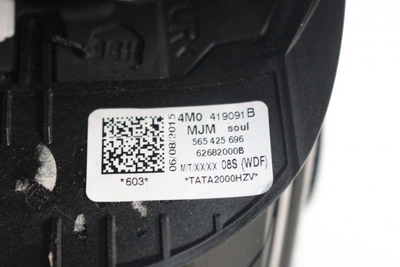 AUDI A4 Q5 Q7 KIEROWNICA + BIEGI 4M0419091B 4M0419091M 4M0 419 091 B MJM czarny 4M0419091B 4M0419091M 4M0419091B 4M0419091M