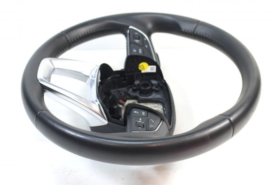 AUDI A4 Q5 Q7 KIEROWNICA + BIEGI 4M0419091C 4M0419091N 4M0 419 091 C podgrzewana MJM - czarny 4M0419091C 4M0419091N 4M0419091N