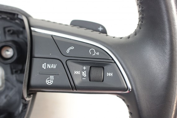 AUDI A4 Q5 Q7 KIEROWNICA + BIEGI 4M0419091C 4M0419091N 4M0 419 091 C podgrzewana MJM - czarny 4M0419091C 4M0419091N 4M0419091N