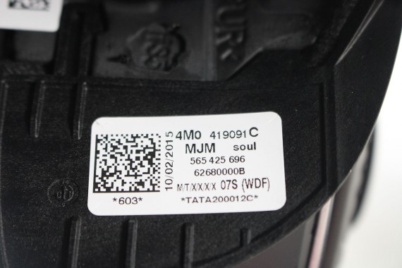 AUDI A4 Q5 Q7 KIEROWNICA + BIEGI 4M0419091C 4M0419091N 4M0 419 091 C podgrzewana MJM - czarny 4M0419091C 4M0419091N 4M0419091N