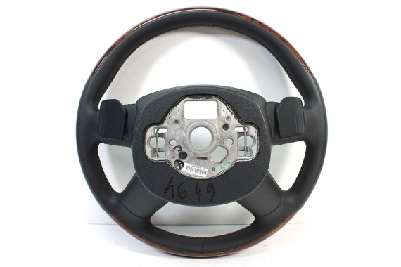 AUDI A8 A8 FL KIEROWNICA DREWNO 4H0419091AD 4H0419091 4H0419091AD 4H 2010-2017 D4 4H0419091N FIN czarny 4H0419091AD 4H0419091N