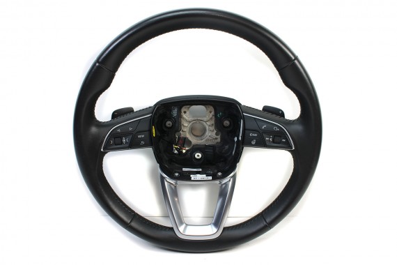 AUDI A4 Q5 Q7 KIEROWNICA + BIEGI 4M0419091C 4M0419091N 4M0 419 091 C 4M0 419 091 N podgrzewana MJM - czarny (soul)