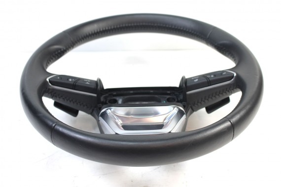 AUDI A4 Q5 Q7 KIEROWNICA + BIEGI 4M0419091C 4M0419091N 4M0 419 091 C 4M0 419 091 N podgrzewana MJM - czarny (soul)