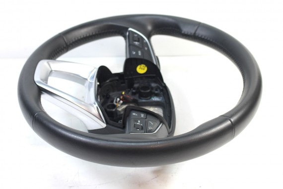 AUDI A4 Q5 Q7 KIEROWNICA + BIEGI 4M0419091C 4M0419091N 4M0 419 091 C 4M0 419 091 N podgrzewana MJM - czarny (soul)