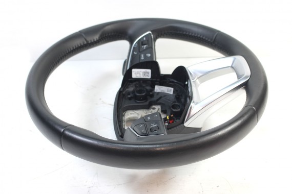 AUDI A4 Q5 Q7 KIEROWNICA + BIEGI 4M0419091C 4M0419091N 4M0 419 091 C podgrzewana MJM - czarny 4M0419091C 4M0419091N 4M0419091N