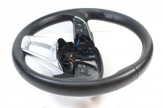 AUDI A4 Q5 Q7 KIEROWNICA + BIEGI 4M0419091C 4M0419091N 4M0 419 091 C podgrzewana MJM - czarny 4M0419091C 4M0419091N 4M0419091N