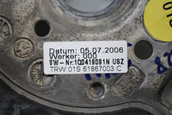 VW GOLF 5 6 PLUS TOURAN KIEROWNICA 1Q0419091N 1Q0419091AE 1Q0419091AJ 1Q0 419 091 N 1Q0 419 091 AE 1Q0 419 091 AJ USZ