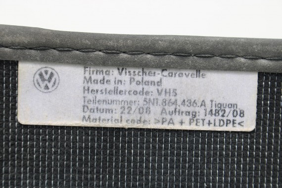 VW TIGUAN DYWANIKI PODŁOGI 5N1863011 wycieraczki KOMPLET DYWANIKÓW 5N1863011 5N1863435 5N1863435 5N1863435A 5N1863436A 5N0864452