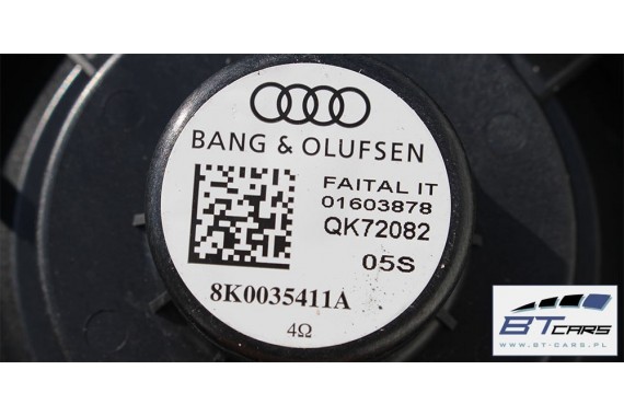 AUDI A5 GŁOŚNIKI + WZMACNIACZ 8T1035223A BANG&OLUFSEN 8K NAGŁOŚNIENIE  8T0035411A 8T0035399B 8T0035415B 8T0035416 8T0035412D