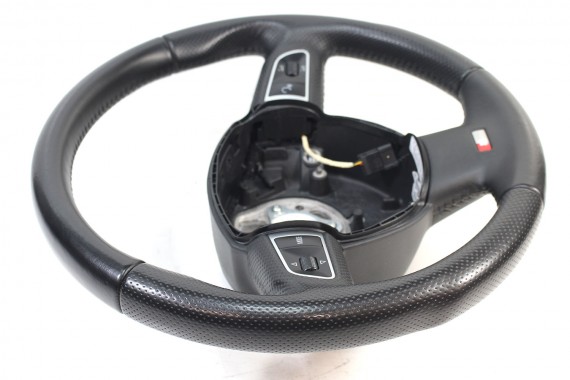 AUDI A3 A5 Q5 KIEROWNICA BIEGI S-LINE 8P0419091EB 8P 8K 8T 8P0 419 091 EB WUL - czarny soul 8P0419091EB 8P0419091EB 8P0419091EB