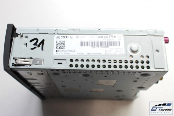 AUDI A8 CZYTNIK MMI 4H0035670N 3G+ SD SIM 4H0 035 670 N 4H0035670N NAWIGACJI nawigacja HIGH MID 4H MULTIMEDIA NAVI J0R035670Q