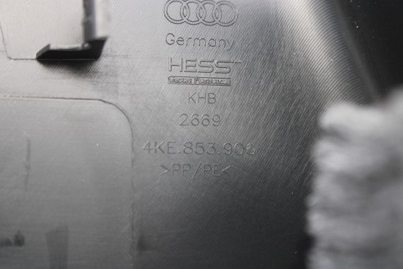 AUDI E-TRON SŁUPEK B 4KE853905 4KE853906 TAPICERKA SŁUPKI słupka poszycie listwa progowa wewnętrzna ETRON 4KE 853 905 906