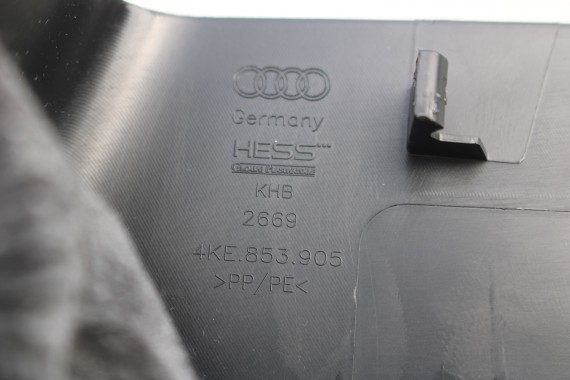 AUDI E-TRON SŁUPEK B 4KE853905 4KE853906 TAPICERKA SŁUPKI słupka poszycie listwa progowa wewnętrzna ETRON 4KE 853 905 906