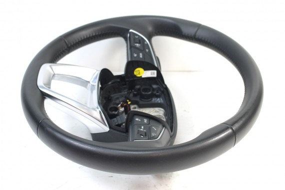 AUDI A4 Q5 Q7 KIEROWNICA + BIEGI 4M0419091C 4M0419091N 4M0 419 091 C podgrzewana MJM - czarny 4M0419091C 4M0419091N 4M0419091N