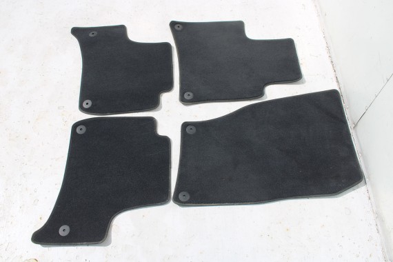 VW TOUAREG DYWANIKI WYCIERACZKI PODŁOGI 7P1863011 7P1863560 7P1 863 011 7P JB1 czarny tytanowy wykładziny 7P1862477 7P1863559