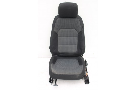 VW PASSAT B7 KOMBI FOTELE KOMPLET FOTELI siedzeń siedzenia fotel tapicerka welur kolor czarno - szary  PASSAT B6