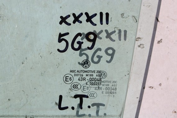 VW GOLF VII 7 KOMBI SZYBA DRZWI 5G9845025 LEWA DRZWIOWA tył tylna 5G9 845 025 2013 E6 AS2 VARIANT 5G9845025 5G9845025 5G9845025