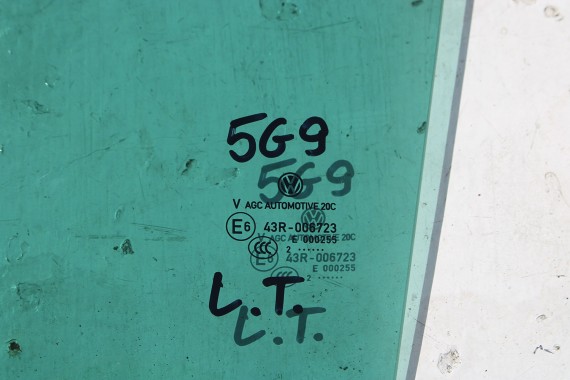 VW GOLF VII 7 KOMBI SZYBA DRZWI 5G9845025 LEWA DRZWIOWA tył tylna 5G9 845 025 2012 E6 AS3 VARIANT 5G9845025 5G9845025 5G9845025