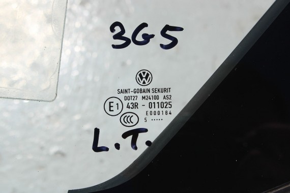 VW PASSAT B8 SEDAN SZYBA DRZWI LEWE 3G5845213 3G5845213B lewa tył tylna 3G5 845 025 D 2015 E5 drzwiowa 3G 3G5845213E 3G5845213BP