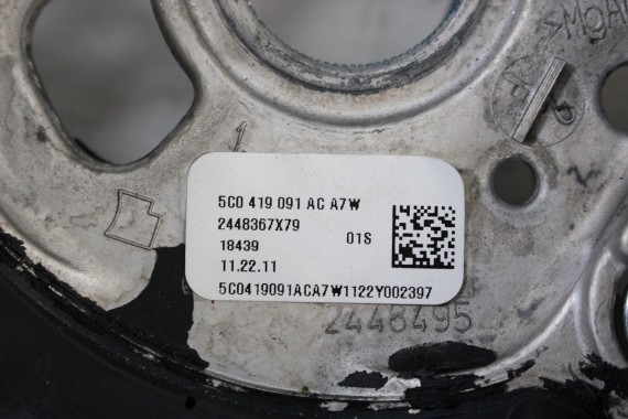 VW THE BEETLE KIEROWNICA 5C0419091AC 5C0 419 091 AC Kolor: A7W srebrny 5C0419091DE 5C0419091AC 5C0419091AC 5C0419091AC 5C0419091