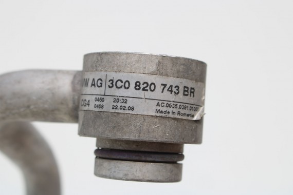 VW PASSAT B6 B7 CC RURKA KLIMATYZACJI 3C0820743BR KLIMY PRZEWÓD RURKI WĄŻ 3C0 820 743 BR