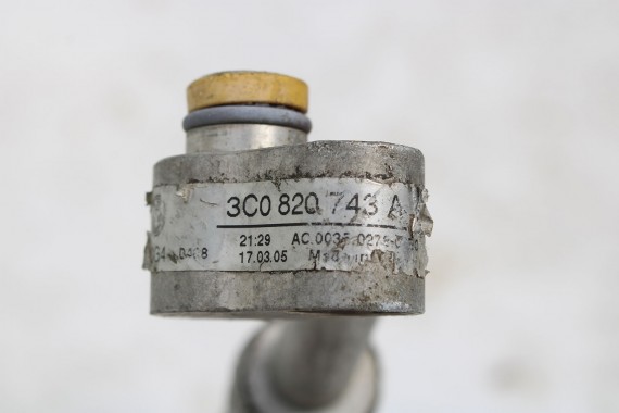 VW PASSAT B6 B7 CC RURKA KLIMATYZACJI 3C0820743A KLIMY PRZEWÓD RURKI WĄŻ 3C0 820 743 A 3C0820743K 3C0820743BD