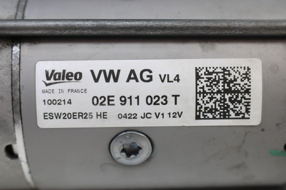 AUDI VW ROZRUSZNIK 02E911023T 02E911022C 02E911022CX 02E911024J 0  2,0 KW 2.0 TDi  02E 911 023 T 2.0 TDi skrzynia automat