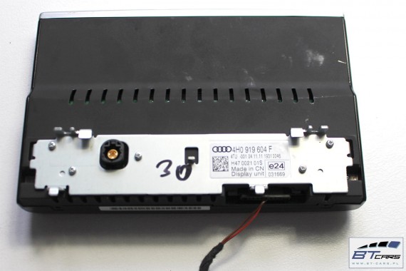 AUDI A8 MONITOR 8'' WYSWIETLACZ LCD 8 CALI 4H0919604F 4H0919604C 4H0919604D 4H0919604B 4H0919604G 4H0919604H 4H0 919 604 F 4H d4