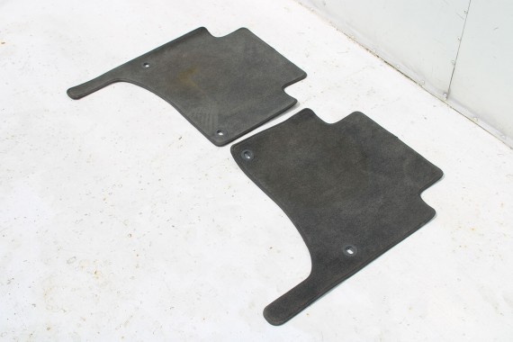 VW TOUAREG DYWANIKI WYCIERACZKI PODŁOGI 7L6862477K 7L6862478K wykładziny tył tylne QRK antracyt 2003-2006 7L6862477 7L6862478