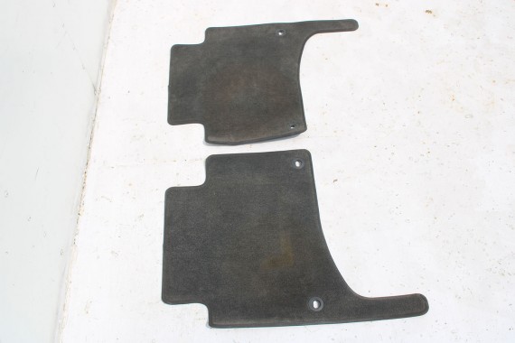 VW TOUAREG DYWANIKI WYCIERACZKI PODŁOGI 7L6862477K 7L6862478K wykładziny tył tylne QRK antracyt 2003-2006 7L6862477 7L6862478