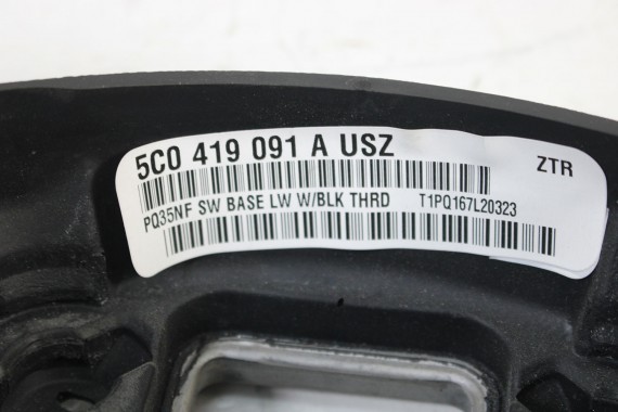 VW JETTA KIEROWNICA 5C0419091A 5C0419091AJ 5C0 419 091 5C USZ czarny aluminium GOLF 5C0419091A 5C0419091AJ 5C0419091A 5C0419091J