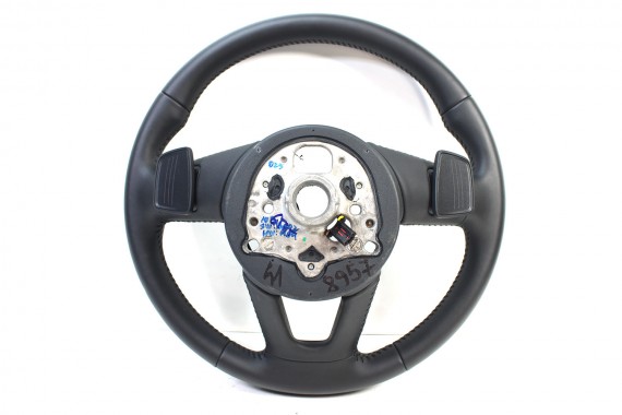 AUDI A4 A5 KIEROWNICA BIEGI PODGRZEWANA 8W0419091K Kolor: INU czarny 8W0 419 091 K 8W 8W0419091CN S-LINE 8W0419091K 8W0419091CN