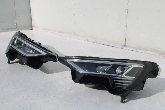 AUDI E TRON PRZÓD Matrix maska błotniki zderzak pas przedni lampy wzmocnienie błotnik lampa LV5Z S1S1 Niebieski ETRON
