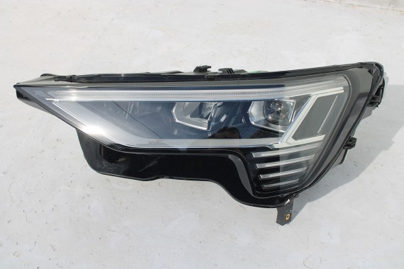 AUDI E TRON PRZÓD Matrix maska błotniki zderzak pas przedni lampy wzmocnienie błotnik lampa LV5Z S1S1 Niebieski ETRON