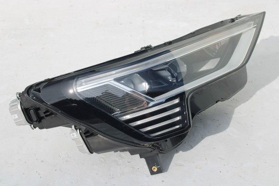 AUDI E TRON PRZÓD Matrix maska błotniki zderzak pas przedni lampy wzmocnienie błotnik lampa LV5Z S1S1 Niebieski ETRON